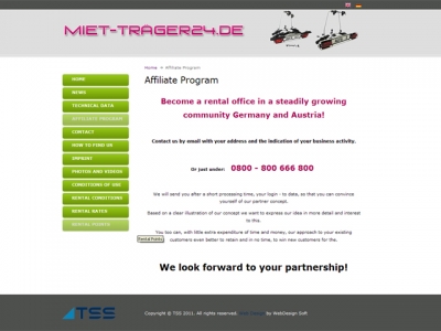 Web design, Creare site, SEO -  TSS -  Transport Safety System
