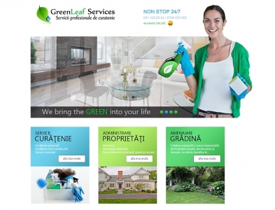Web design, Creare site, SEO -  Greenleaf