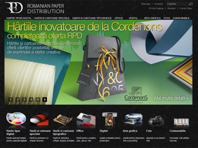 Creare site, SEO -  Romanian Paper Distribution