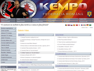Creare site, SEO -  Federatia Romana de Kempo