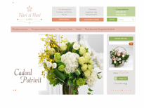 Web design, dezvoltare magazin online -  Floraria Chloris